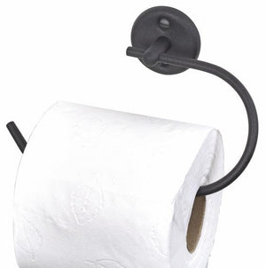 Classic Toilet roll holder Matt Black - Steelcraft