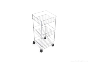 Bathroom Trolley 3-Tier - Steelcraft