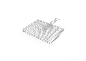 Braai Grid -Standard Hinge Lid with Slide Away Handles - Steelcraft