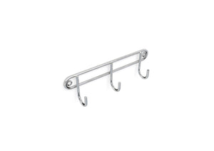 3 hook rack (wall mounted) - Steelcraft