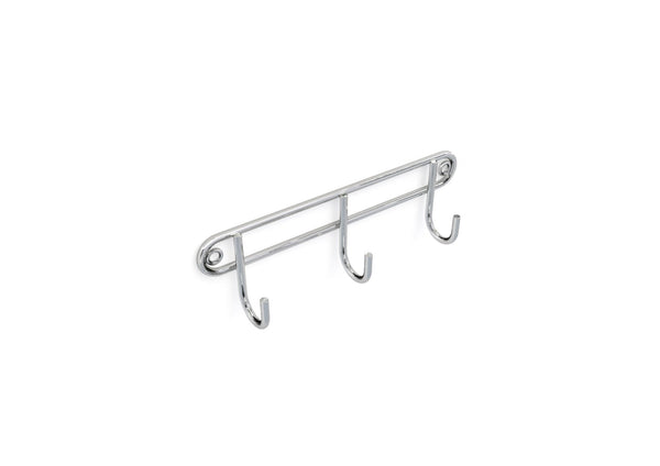 3 hook rack (wall mounted) - Steelcraft