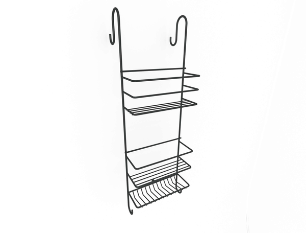 Hook Over Shower Caddy (Large) Matt Black, Hook Over Shower Caddy (Large) Matt Black, Bathroom Ware, Steelcraft, Steelcraft , www.steelcraft.co.za