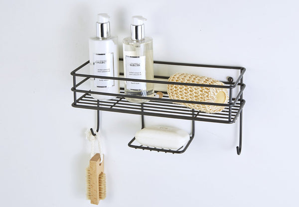 Shelf Basket Organiser Matt Black - Steelcraft