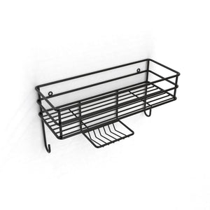 Shelf Basket Organiser Matt Black - Steelcraft