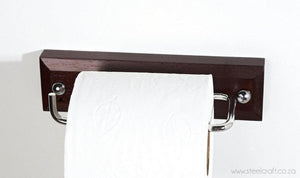 Wood 'N Steel Toilet Roll Holder - Steelcraft