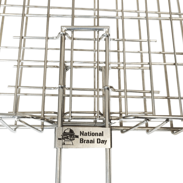 PERSONALISED Braai Grid - Standard  Adjustable Depth With Slide Away Handles
